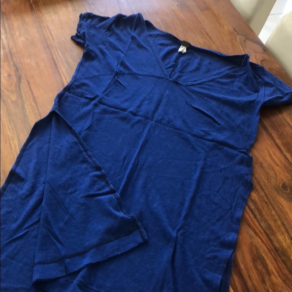 Free people cool blue tunic